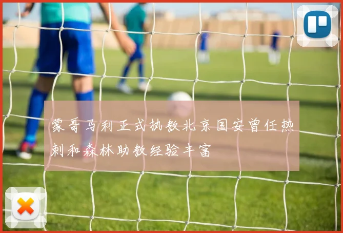 蒙哥马利正式执教北京国安曾任热刺和森林助教经验丰富